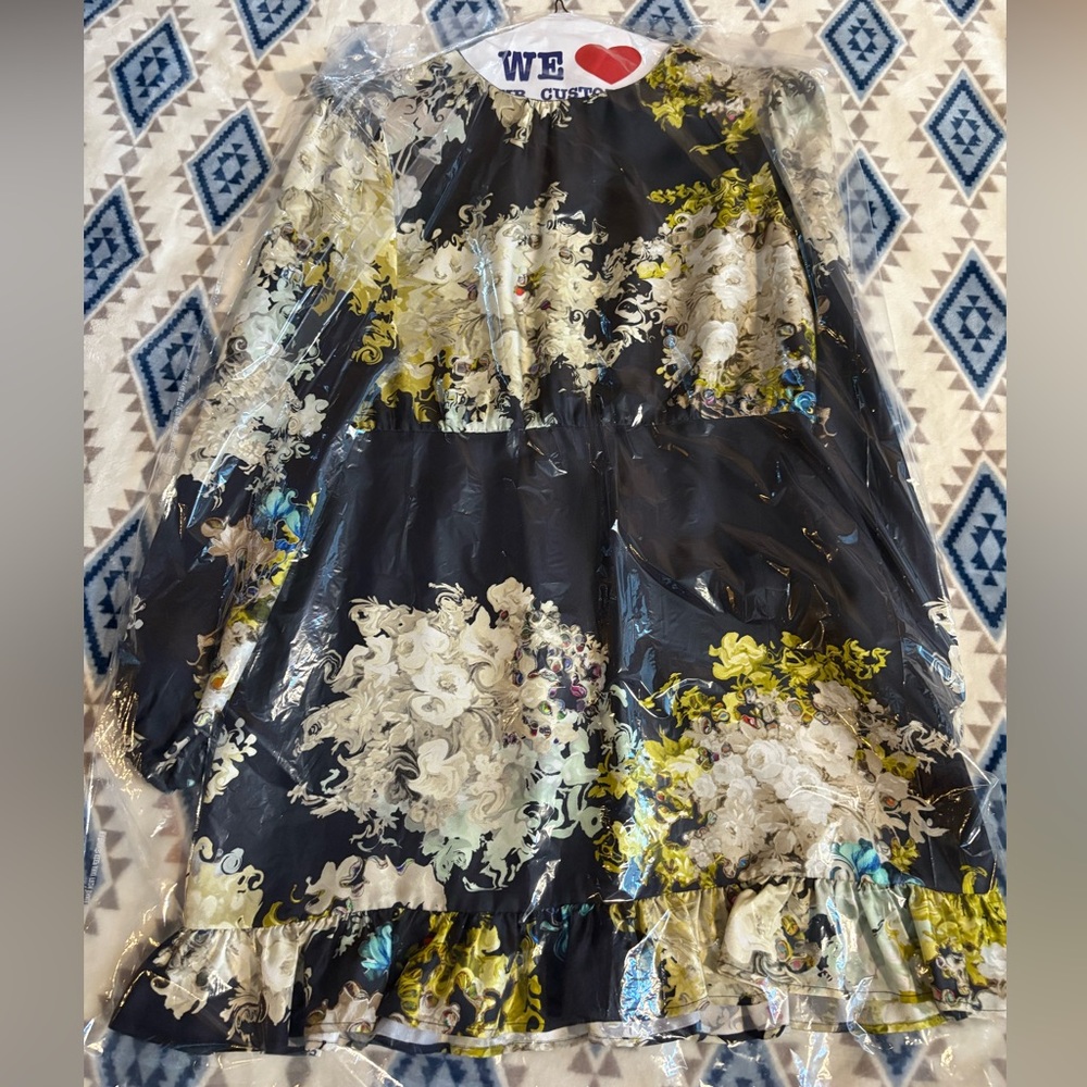 Cynthia Rowley Floral Long Sleeve Dress